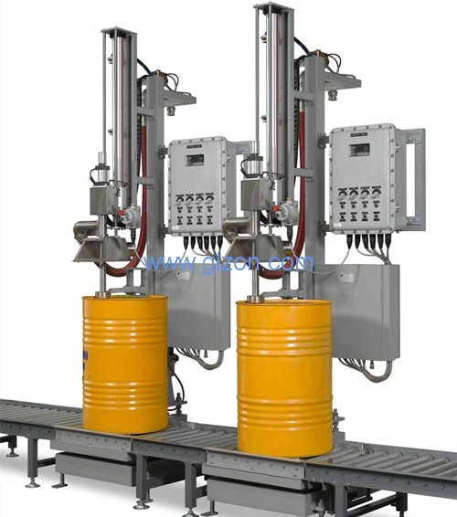 化工灌裝機,200L灌裝機,涂料油漆灌裝機,潤滑油灌裝機