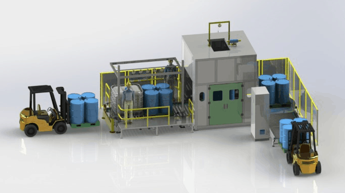 化工灌裝機,200L灌裝機,涂料油漆灌裝機,潤滑油灌裝機