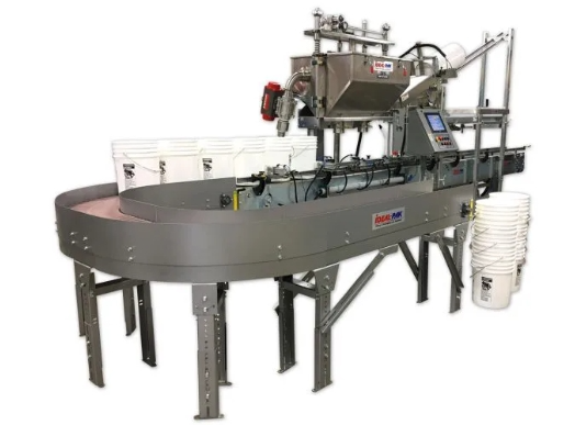 Dual-head pail filling system