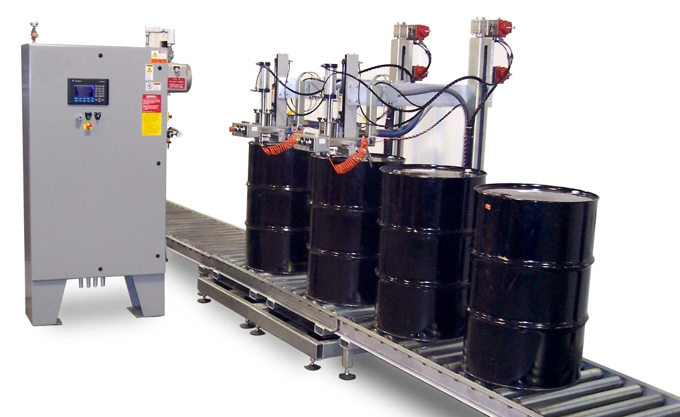 Compact Semi-Automatic single Drum Filling Machine Compact drum filler