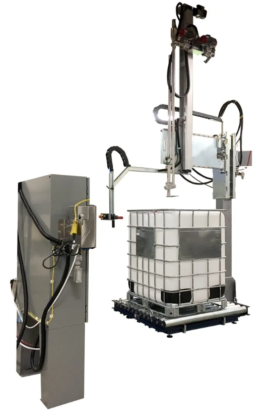 Swing-arm drum filler