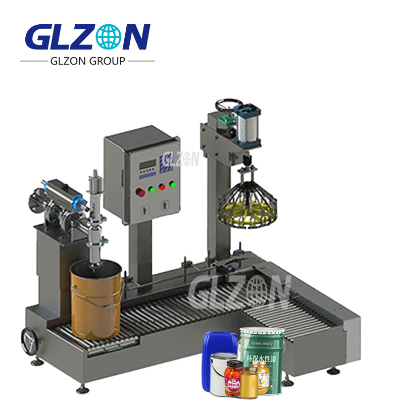 Semi Automatic Paint Filler 10kg– 50kg for Paint, Latex, and Chemical Liquid Semi-Automatic Paint Filling Machine