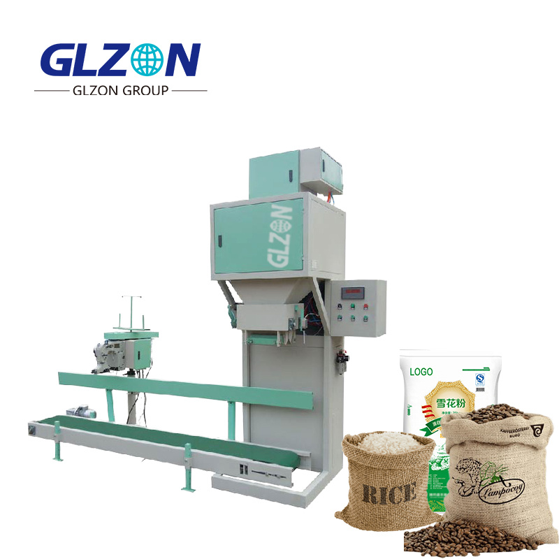 Open Mouth Bag Filler for Sand, Gypsum, Cement Powders 10kg Bags Automated Powder Bag Filling Machine