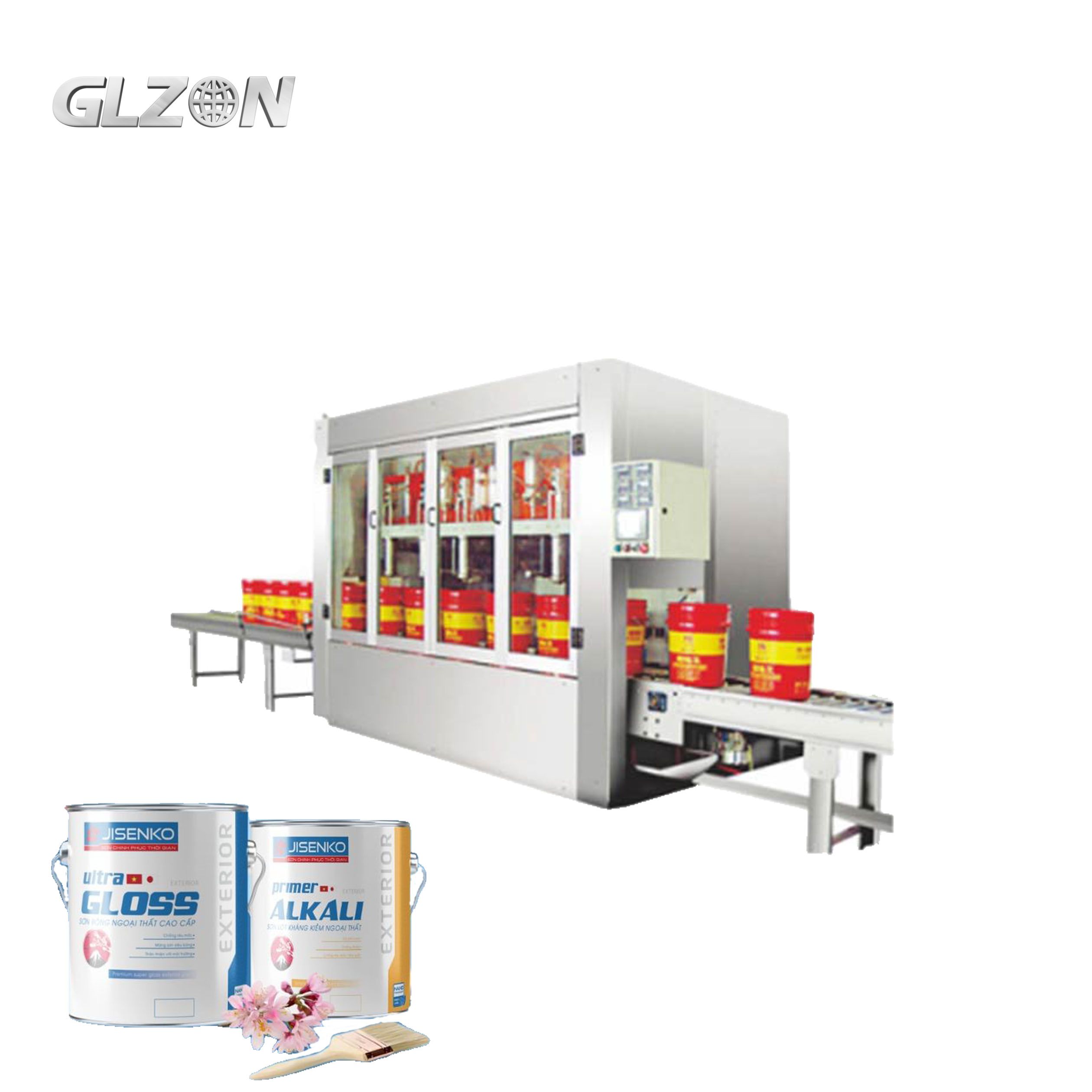 Inline Pail Packaging System Seamless 5 Gallon Pail Filling Inline Pail Filling System