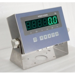 Stainless steel bench scale display indicator