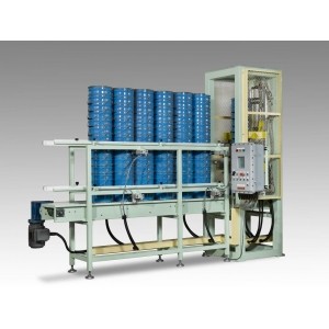 油漆灌裝機生產線_油墨灌裝機設備 自動上蓋、壓蓋