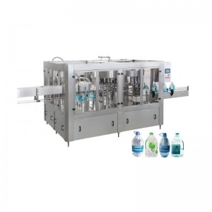 3-10L大瓶水沖洗、灌裝、封口三合一體機