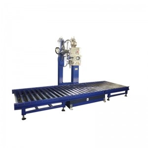 1000L雙頭稱重式灌裝線 不飽和樹脂灌裝線自動(dòng)化灌裝稱重解決方案