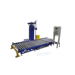 1000公斤IBC噸桶分體式包裝機(jī)-液體鞋油包裝機(jī)