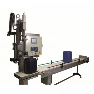 無機(jī)酸堿灌裝機(jī)-18升PP塑料桶加厚不銹鋼灌裝機(jī)