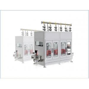 Automatic Adhesives Can Filling Machine with Separate Pipes