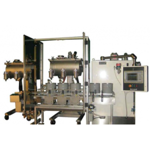 3 &ndash; Head In-Line Automatic Net Weight Filling & Closing Machine for 1/2 Pint to Gallon Containers with POP Fill Cart