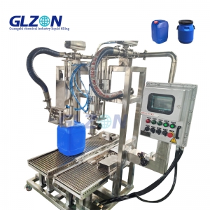 Auto Inline 60L Stainless Steel Functional Coating Pail Filling Machine (Steel Drum/HDPE Drum)
