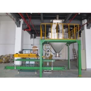 Double bucket gravity bagging machine