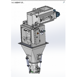 Belt feeding weighing bagging machine