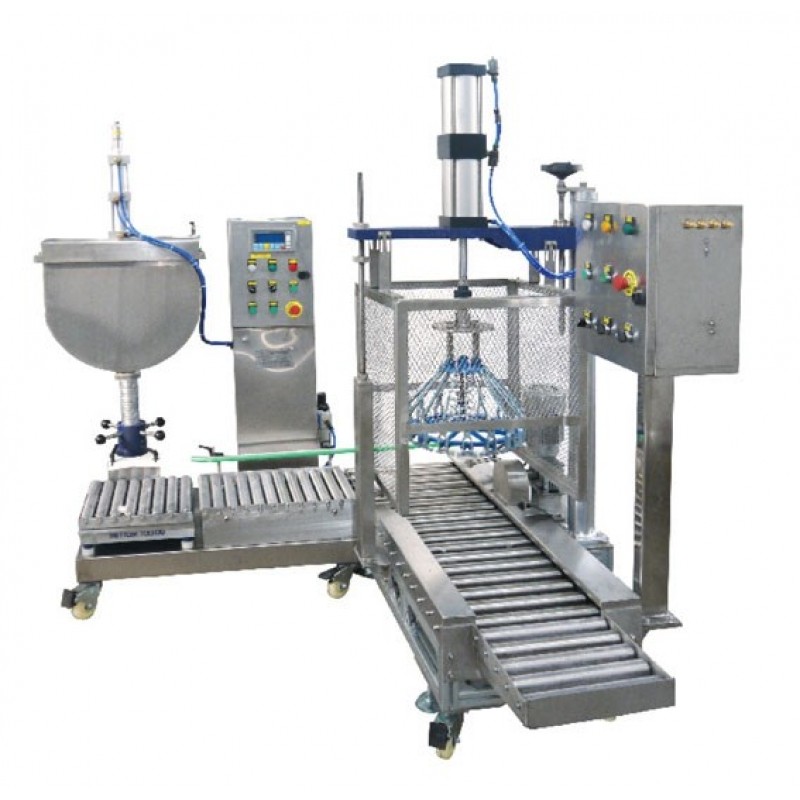 涂料、油漆灌裝機 帶防護壓蓋