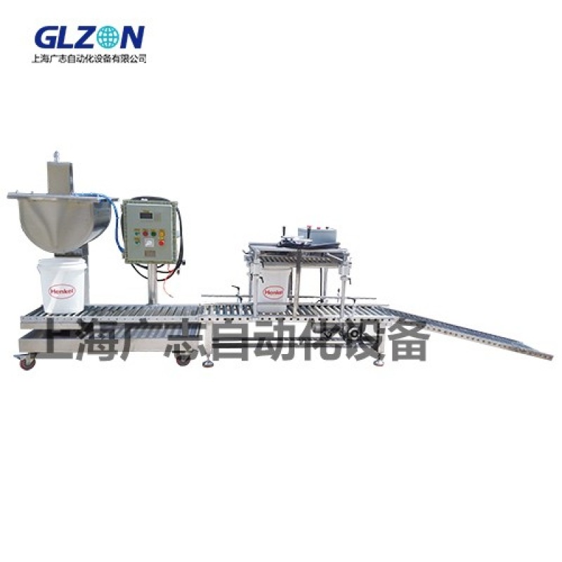 防水涂料 瓷磚膠 云石膠 樂器膠 水漆全自動灌裝機(jī)