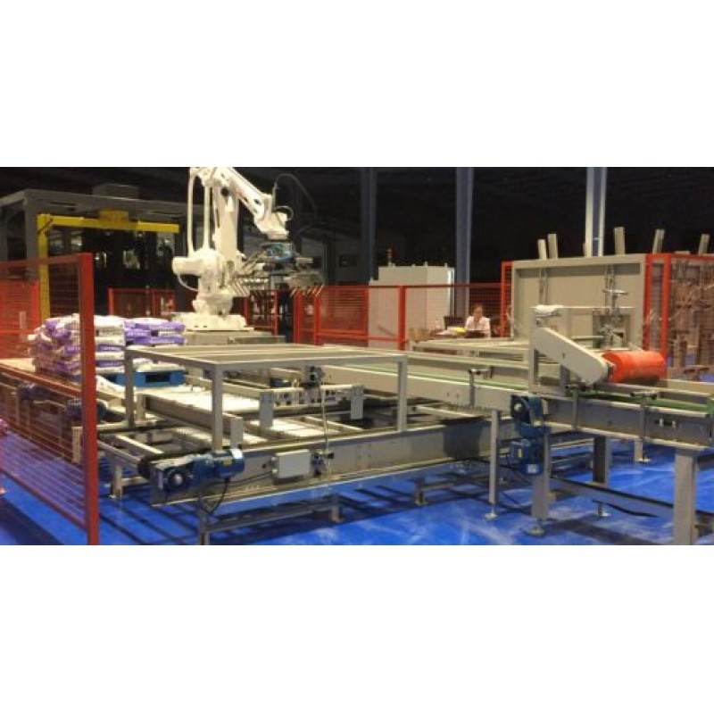 全自動(dòng)機(jī)器人袋裝碼垛線(xiàn)