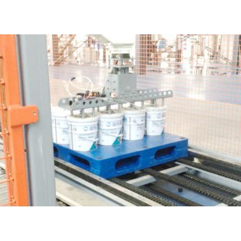 全自動(dòng)桶裝機(jī)器人碼垛線(xiàn)