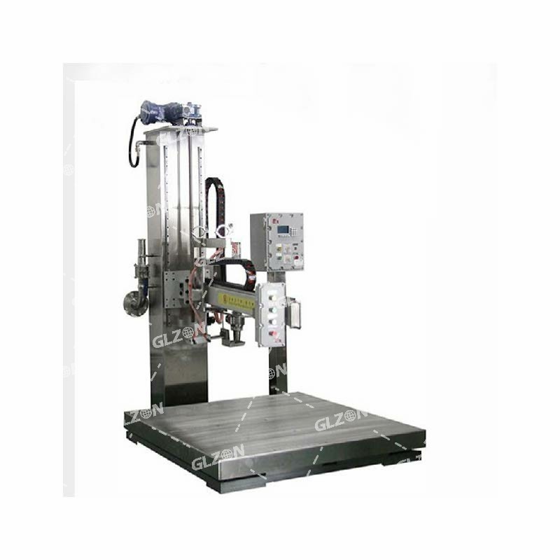 1000L噸桶多元醇包裝機(jī)-自動夾蓋包裝機(jī)