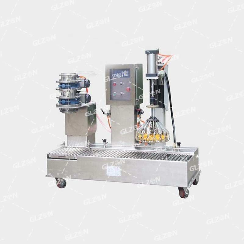 自動貼標(biāo)分裝線-20升清洗劑分裝線