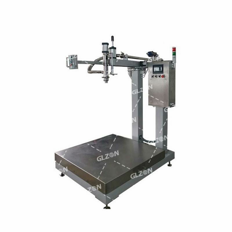 油墨灌裝機(jī),3000L噸桶防爆搖臂式灌裝機(jī)