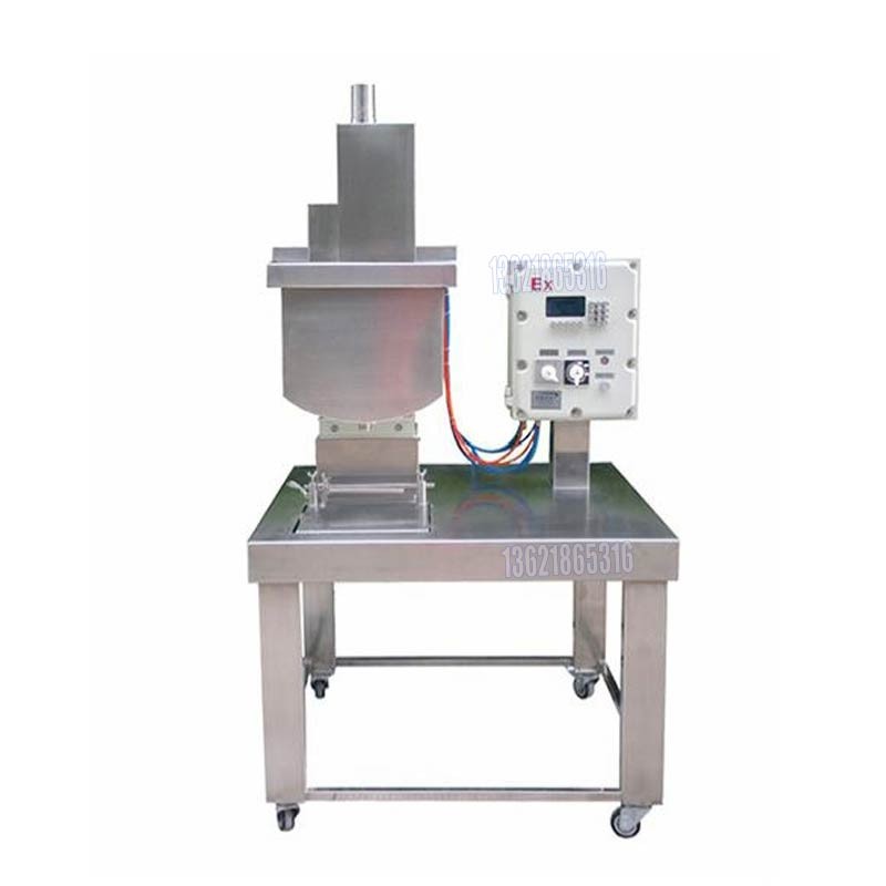 全自動(dòng)抓取式壓蓋機(jī),25KG灰土桶化工助劑壓蓋機(jī)