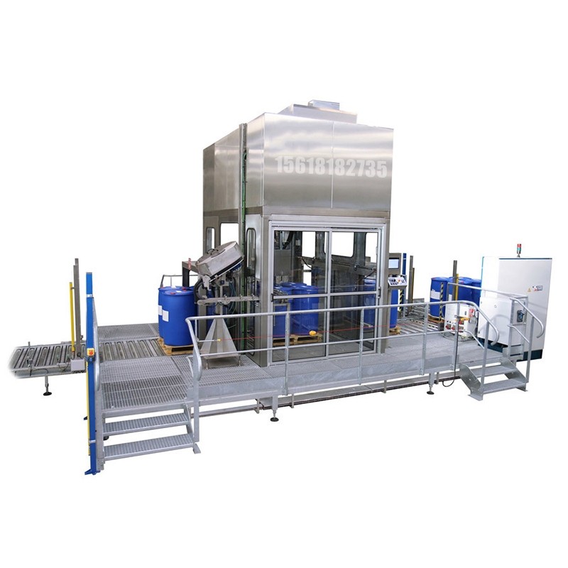 視覺(jué)對(duì)口托盤(pán)IBC 自動(dòng)灌裝機(jī)