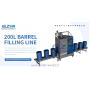 Automatic Meter Filling Line for Filling 200L Drum Liquid/Glacial Acetic Acid/Epoxy Resin